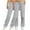 Gray, variant on Makaor Baggy Sweatpants for Women with Pockets 2 Pack Wide Leg Solid Lounge Pants with Elastic Waist Black S