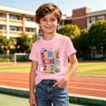 thumbnail image 2 of XFeng Schulkind 2026 Graphic T‑Shirt Kids Back to School Short Sleeve Tee, 2 of 4