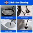 thumbnail image 7 of Sewer Jetter Kit for Pressure Washer 50FT, Jet Drain Cleaner Hose, Corner Rotating Button Nose Sewer Jetting Nozzle 1/4 In NPT, Sewer Jetting Nozzles Kit with Spanner Tape Pearl Corsage Pin, 5800PSI, 7 of 7