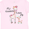thumbnail image 4 of Inktastic My Grandma Loves Me Giraffe Boys or Girls Toddler T-Shirt, 4 of 5