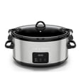 thumbnail image 1 of CHEFMAN - Olla de Cocción Lenta Programable 7 Qt con 3 Temperaturas — Acero Inoxidable, 1 of 5