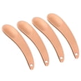 thumbnail image 1 of Unique Bargains 4 Pcs Makeup Spatula Mini Spoon Eye Cream Massage Sticks Beauty Scoop Forma de Luna 2.13"x0.51" Tono Rosa Dorado, 1 of 7