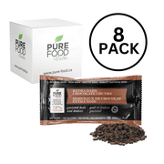 Pure Food by Estee Dark Chocolate Chunks, 72% Cocoa, Rich and Bold Indulgence, Case of 8, 7oz Each