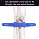 thumbnail image 5 of 2 almohadillas gruesas y correa ancha para la rodilla de la rótula, soporte para el tendón rotuliano para aliviar el dolor, banda ajustable para baloncesto, correr, saltadores de rodilla, voleibol,, 5 of 8