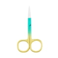 thumbnail image 1 of Eyebrow Scissors Household Simple Stainless Steel Brow Shape Tools Convenient Personal Care Trimmer Beauty Tool for Makeup Use Green Golden, 1 of 6