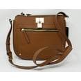 thumbnail image 1 of Hilary Radley Leather Maya Crossbody Purse Cognac Brown, 1 of 1