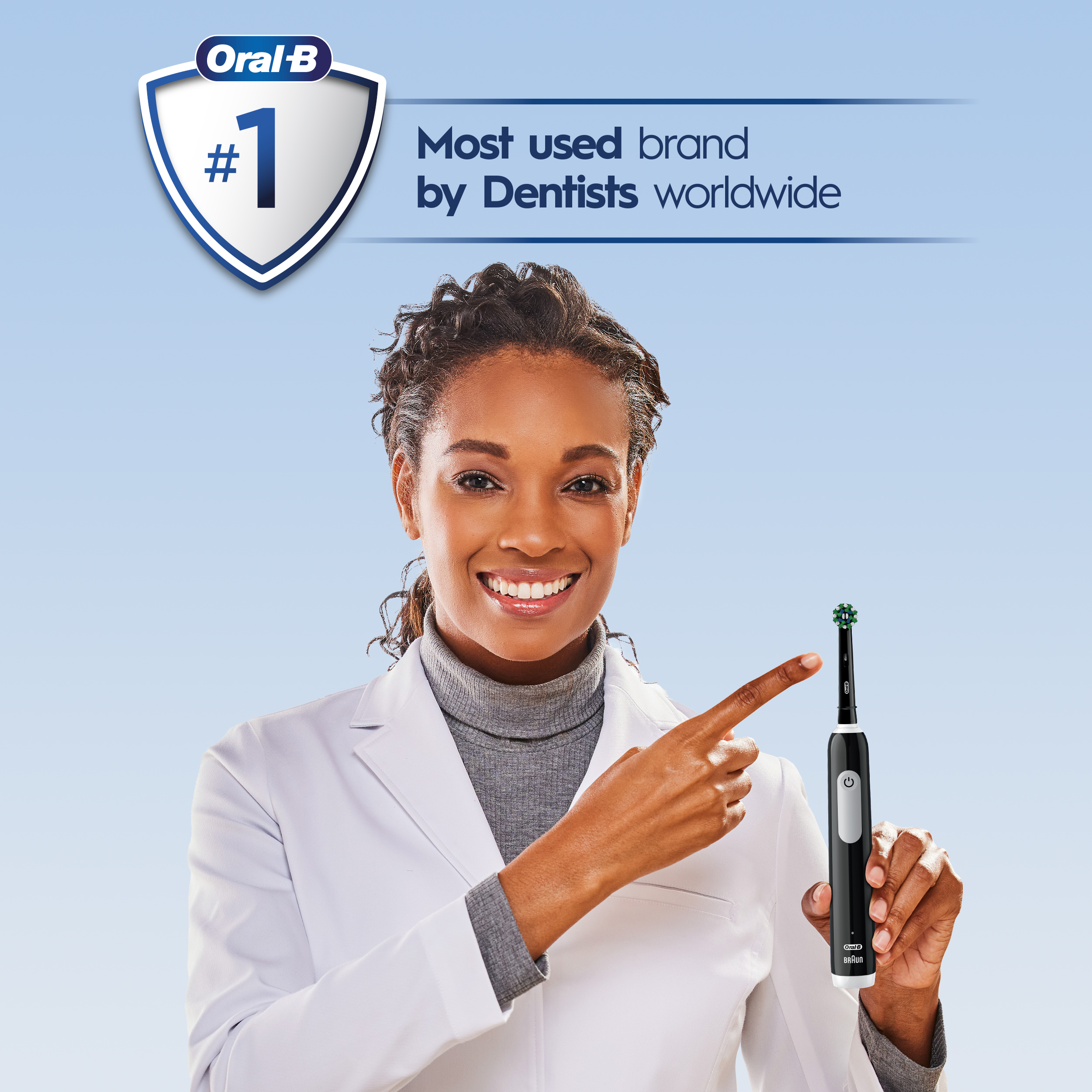Oral-B Pro 1000 Electric Toothbrush with (1) Brush Head, Rechargeable, Black, for Adults & Children 3+ - image 4 of 7