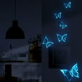 thumbnail image 5 of Glow-in-the-Dark PVC Butterfly Stickers for Bedroom and Living Room Decor, 5 of 9