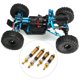 thumbnail image 3 of Vogacara Kit de amortiguadores delanteros y traseros de Metal, 4 Uds., Control remoto para coche 1:12, piezas de actualización para modificación de Kits de construcción modelo Oro Vogacara FN010008-03, 3 of 6