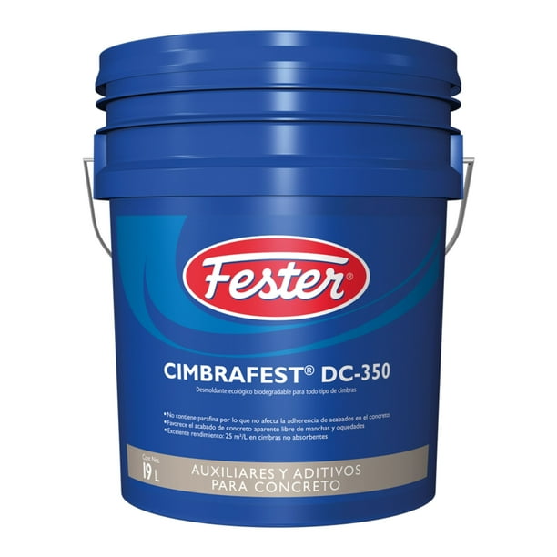 Desmoldante Ecológico Biodegradable para Todo Tipo de Cimbras Fester Cimbrafest DC-350 19 L