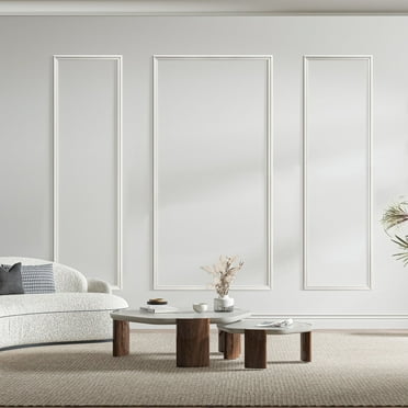 Art3d Pre-Cut Wainscoting  Accent Wall Panel Frame Kit,Ready to Assemble Wall Molding Kit for Interior Wall Décor,3 sets of Frames