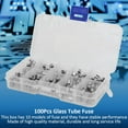 thumbnail image 4 of Glass Fuse Set, 0.2A-20A 5×20mm Glass Tube Fuse 100Pcs  For 0-250V, 4 of 8