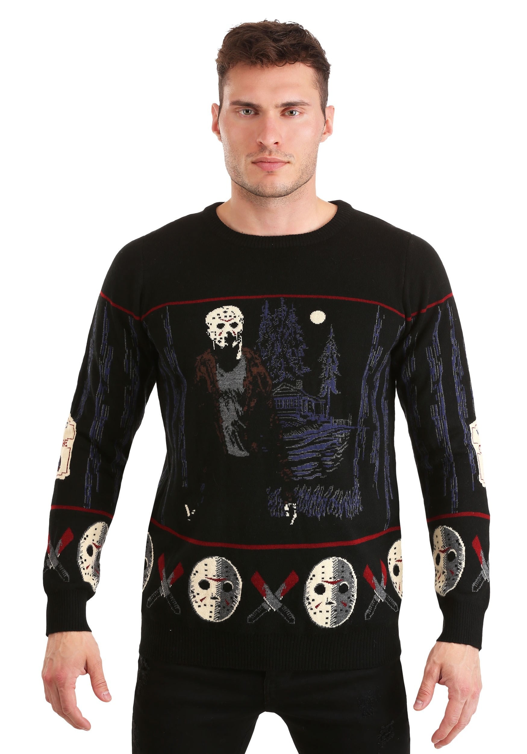 Friday the 13th Camp Crystal Lake Halloween Sweater
