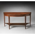 thumbnail image 2 of Butler Specialty Masterpiece Demilune Console Table In Olive Ash Burl, 2 of 2