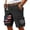 Black-190427BB, variant on Hearthz Men Cargo Shorts 4th of July Quick Dry Waterproof Men's Hiking Shorts Stretch Golf Fishing Mens Cargo Short Light Gray XXXL