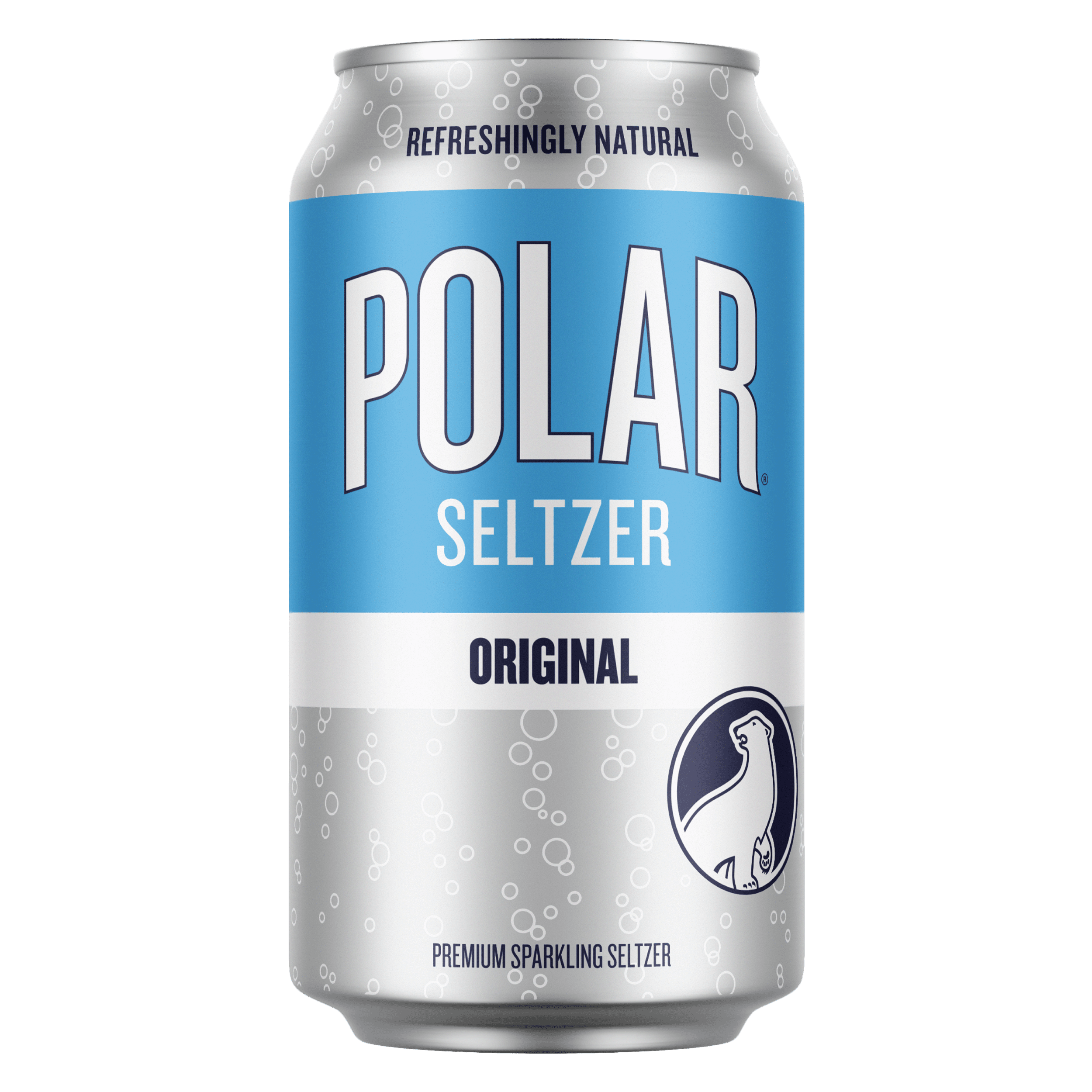 Polar Zero Calorie Original Sparkling Seltzer Water, 12 fl oz, 18 Pack Cans