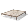 thumbnail image 3 of Baxton Studio Iseline King Size Grey Finished Wood Platform Bed Frame, 3 of 9