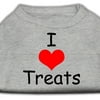 I Love Treats Screen Print Shirts Grey XXL (18)