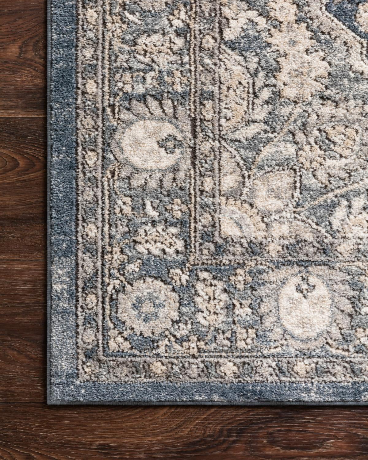 Loloi Teagan Denim / Mist 2'-8" x 13' Runner Rug