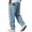 Sky Blue_03, variant on Mens Corduroy Straight Leg Pants Drawstring Elastic Waist Loose Casual Solid Color Sweatpants Autumn Winter Leisure Trousers with Pocket Army Green XXL