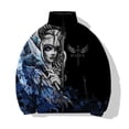 thumbnail image 4 of Abrigo frío de diosa para hombre para invierno Chaquetas para hombre 2024 Impresión 3D Belleza Moda decente Sudaderas de brujas frescas Calidez Duradera, 4 of 5