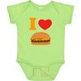thumbnail image 3 of Inktastic I Love Cheeseburgers Boys or Girls Baby Bodysuit, 3 of 5