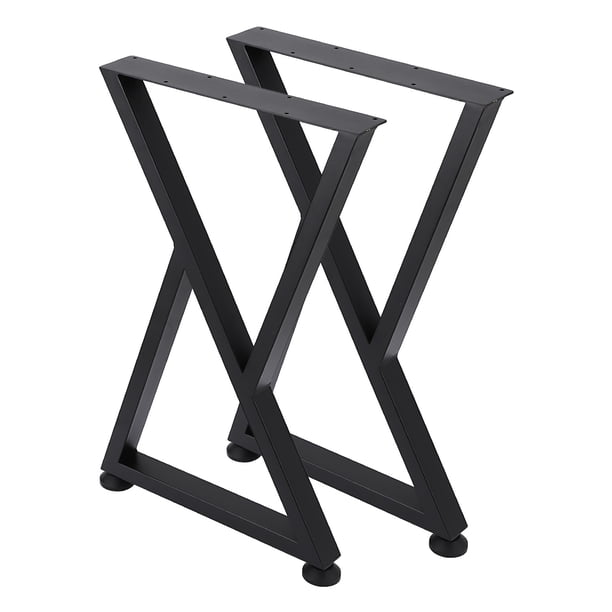 Resistente Furniture Legs 28*20 Inch X-Shape Metálico Coffee Mesa Legs X-Shape Bench Legs Escritorio Resistente Legs Negro Metálico End Mesa Legs cm de ProfundidadIY Furniture Legs