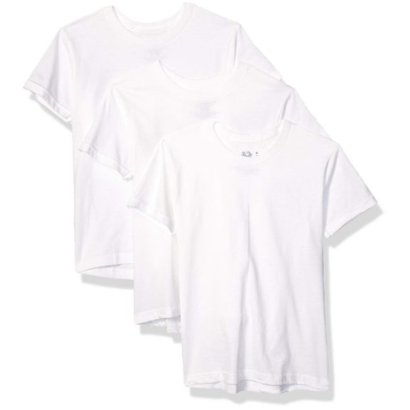 Boys 4-16 Crew Neck Basic Tee - 3 Pack
