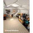 thumbnail image 2 of 12x20 FT Metal Carport, Enclosed Car Port with Reinforced Frame and Steel Roof for All-Weather Use, Metal Garage Shed for Full-Sized Pickup Trucks, 2 of 7