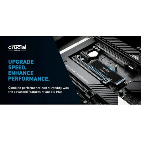 Crucial - P5 Plus 2TB 3D NAND Internal PCIe Gen 4 x4 NVMe Solid State Drive M.2