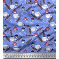 thumbnail image 1 of Soimoi Rayon Fabric Cup,Candies & Cupcake Food Print Fabric by Yard 42 Inch Wide, 1 of 3