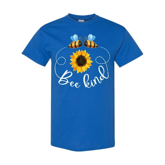 Inktastic Bee Kind Bees and Sunflower T-Shirt