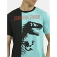 thumbnail image 4 of Jurassic Park, Men's & Big Men's Graphic T-Shirt, Dinosaur Outline, Sizes S-3XL, 4 of 5