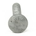 1/4"20 x 6" Hot Dipped Galvanized Carriage Bolt w/Nuts & Flat Washers, Quantity 100 by