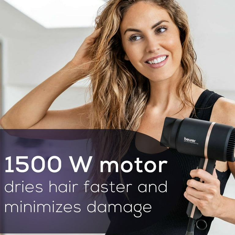 Dryer| , and | 4 Compact Hair Temperature Frizz Ionic Reduces 3-Speeds HC35 Beurer Technology
