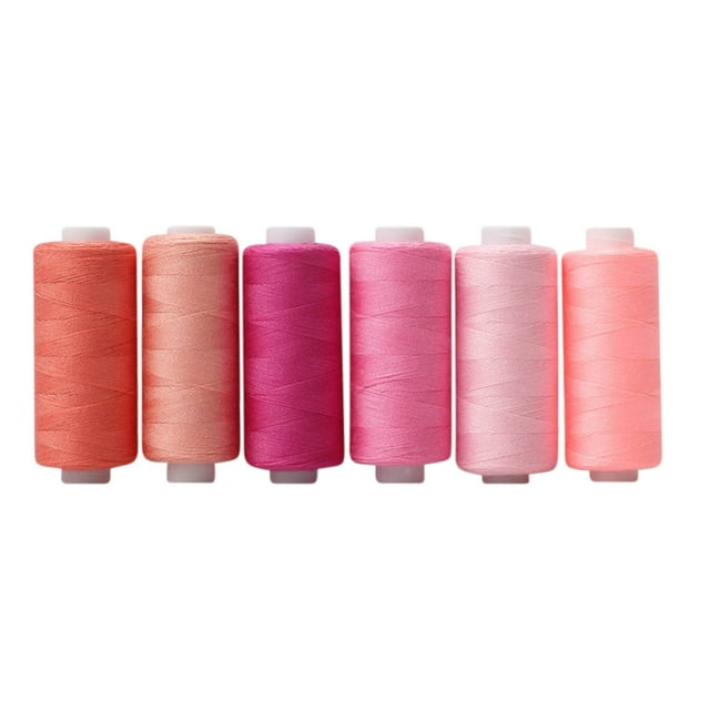Meitianfacai Sewing Thread 36 Colors Sewing Industrial Machine And Hand Stitching Cotton Sewing Thread (6 Color/pack)