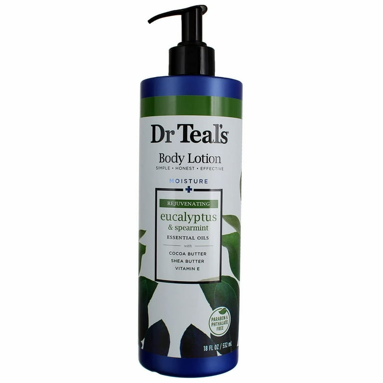 Dr. Teal's Body Lotion - Moisture Plus - Eucalyptus & Spearmint