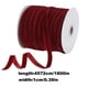 thumbnail image 3 of Cinta Terciopelo 50 Yardas Navideña para Envolver Regalos Lazo (vino) Rojo, 3 of 5
