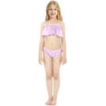 thumbnail image 3 of 4PCS Mermaid Tails for Swimming for Girls Kids Mermaid Swimsuit Costume Princess Bikini Set Bathing Suits_Special Gift, 3 of 5