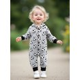 thumbnail image 5 of Miaouyo Infant Baby Boy Girl Winter Romper 0 3 6 9 12 Months Cute Animal Pattern Long Sleeve Hooded Warm Jumpsuit, 5 of 9