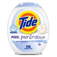 thumbnail image 2 of Tide PODS Free & Gentle Liquid Laundry Detergent Pacs, HE Compatible and Coldwater Clean, 112 Count, 2 of 28