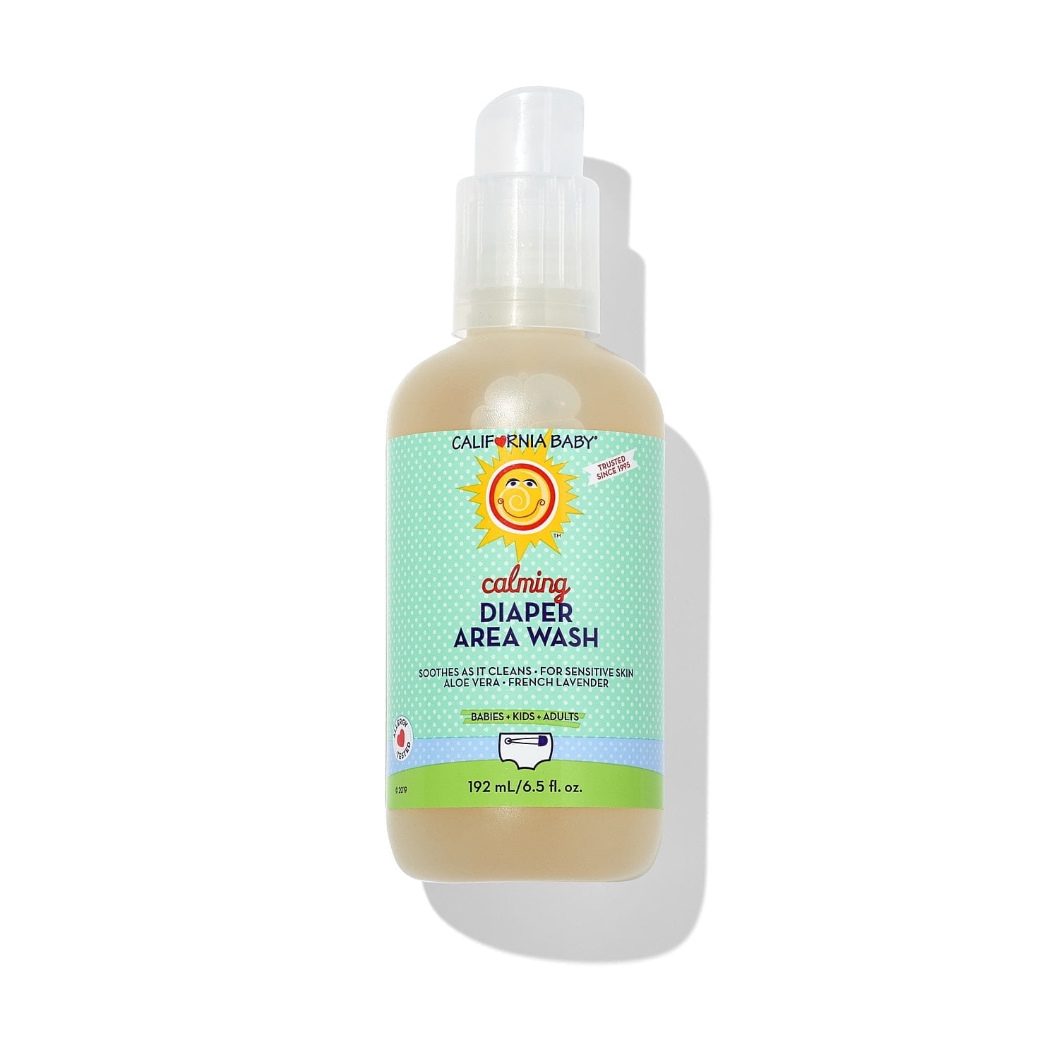 California Baby Diaper Spray | Cleans Better Than Baby Wipes | Gentle Alternative to Wet Wipes | Soothing Aloe | Diaper Bag Essentials | 6.5 oz.