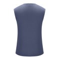 thumbnail image 4 of Leesechin Men's Sleeveless Tank Tops Crewneck Solid Loose Fit Shirt, 4 of 6