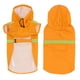 thumbnail image 2 of Capa impermeable para perros con tiras reflectantes, fina, resistente al viento y a la lluvia, resistente a la lluvia, para perros medianos y grandes, con capucha para perros, 2 of 6