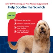 NaturVet Aller-911 Calming Aid Plus Allergy for Dogs 30ct