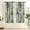 A3 - Flowerc1, variant on Boho Floral Blackout Curtains for Bedroom Windows, Plant Leaves Print Curtains for Living Room, Black Bohemian Dining Room Curtain Draperies 2 Panel Sets, 52" X 63"