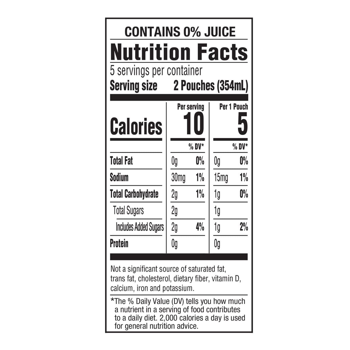 Capri Sun Roarin' Waters Tropical Fruit Juice Drinks - 10pk/6 fl oz Pouches
