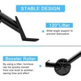 thumbnail image 4 of New Upgrade Furniture Sliders, Furniture Lift Mover Tool Set - 4 Metal Slider with 8 Wheels, Load Capacity Up to 750lbs for Cushions, Sofas & More, 4 of 6