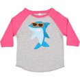 thumbnail image 3 of Inktastic Cute Shark, Cool Shark, Shark with Sunglasses Boys or Girls Toddler T-Shirt, 3 of 5