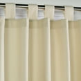 thumbnail image 4 of Commonwealth Thermalogic Weather Cotton Fabric Tab Panels Pair - 160x84" - Natural, 4 of 5